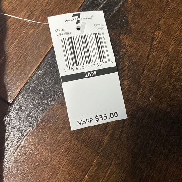 NWT kids 7 for all mankind pink romper and white shorts size 18 months lot of tw - Picture 6 of 16